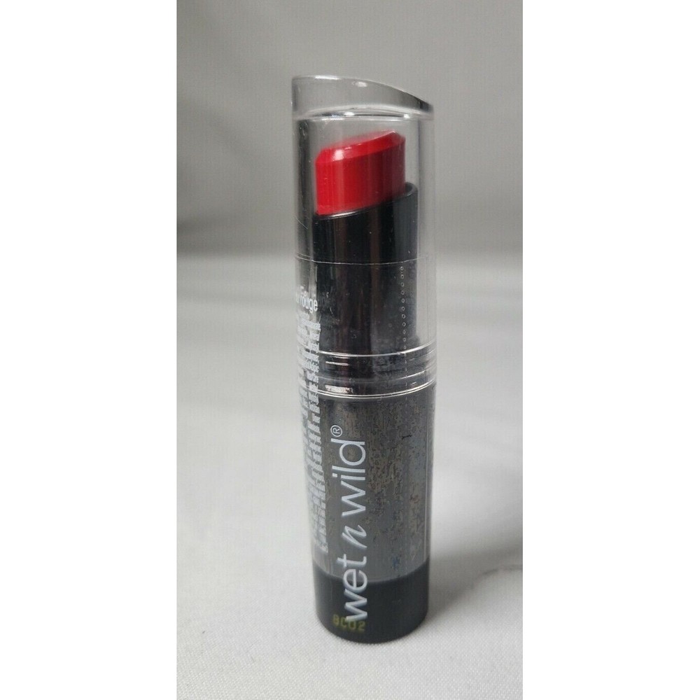 Wet n Wild Lip Color Lipstick #911D Stop Light Red New